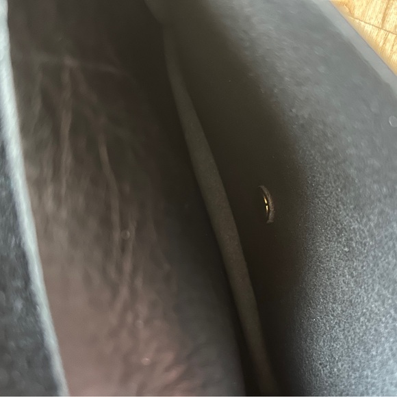 Madewell Leather Bag with Chain (Black) - Picture 5 of 6